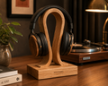 Oak Headphone Display Stand