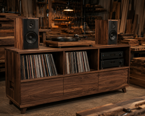 Custom Vinyl Listening Console – Deposit